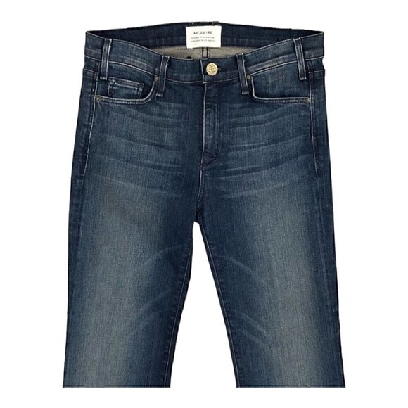 EUC Anthropologie McGuire Denim Majorelle Flare Jeans in Sleeping Gypsy - Sz 27 - Picture 3 of 10